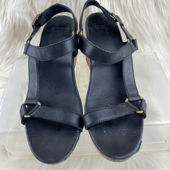 TEVA ARRABELLE WEDGE SANDALS VELCRO STRAPS SIZE 8 WOMAN - Picture 2 of 12